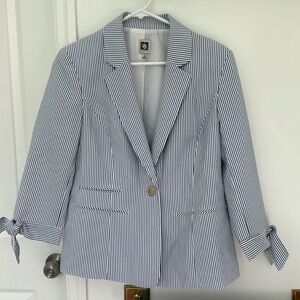 Seersucker Blazer